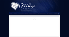 Desktop Screenshot of giftofgoodbyevet.com